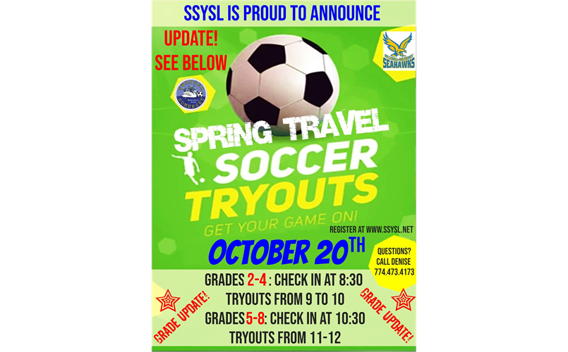 Spring Travel Tryouts